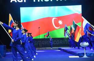 Baku hosts opening ceremony of FIG Artistic Gymnastics Apparatus World Cup Azerbaijan Baku 7 March 2024

